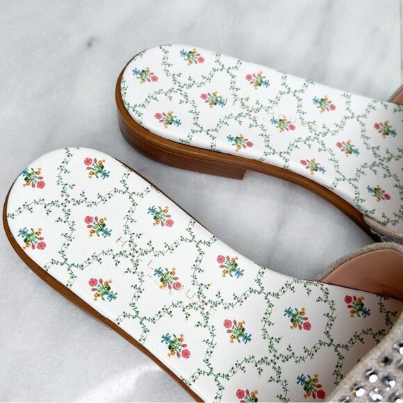 Hill House Silver Studded Slide Sandals - The City Slide - Picture 14 of 14